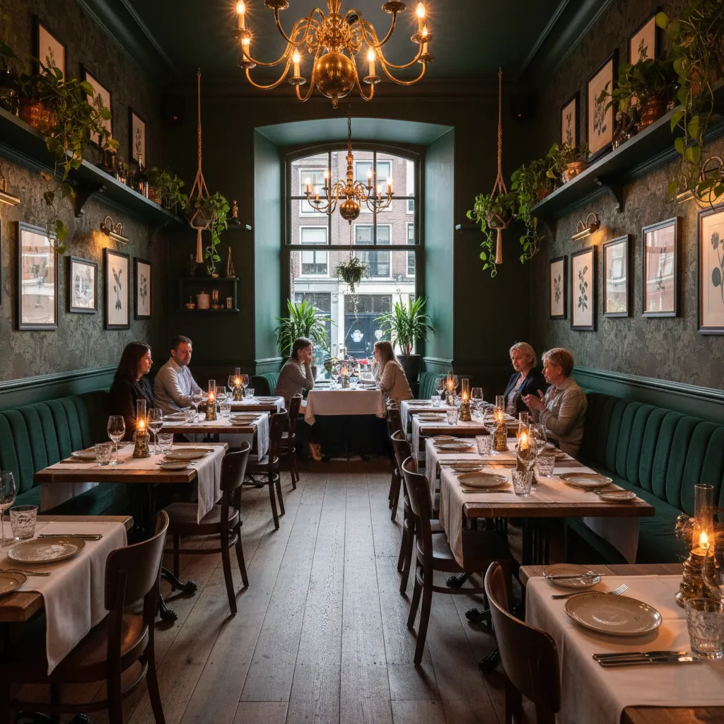 Het warme interieur van Restaurant de Landerij